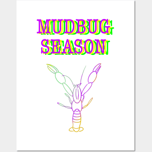 Crawfish Mudbug Posters and Art